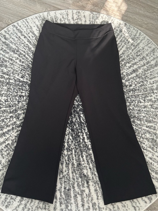 Briggs New York Pants - Women's Black Flared Ponte Pants
